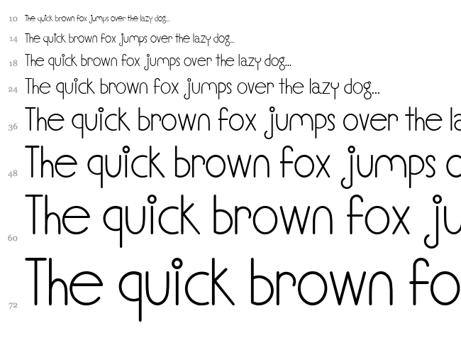 MF Soul Meets Body font waterfall